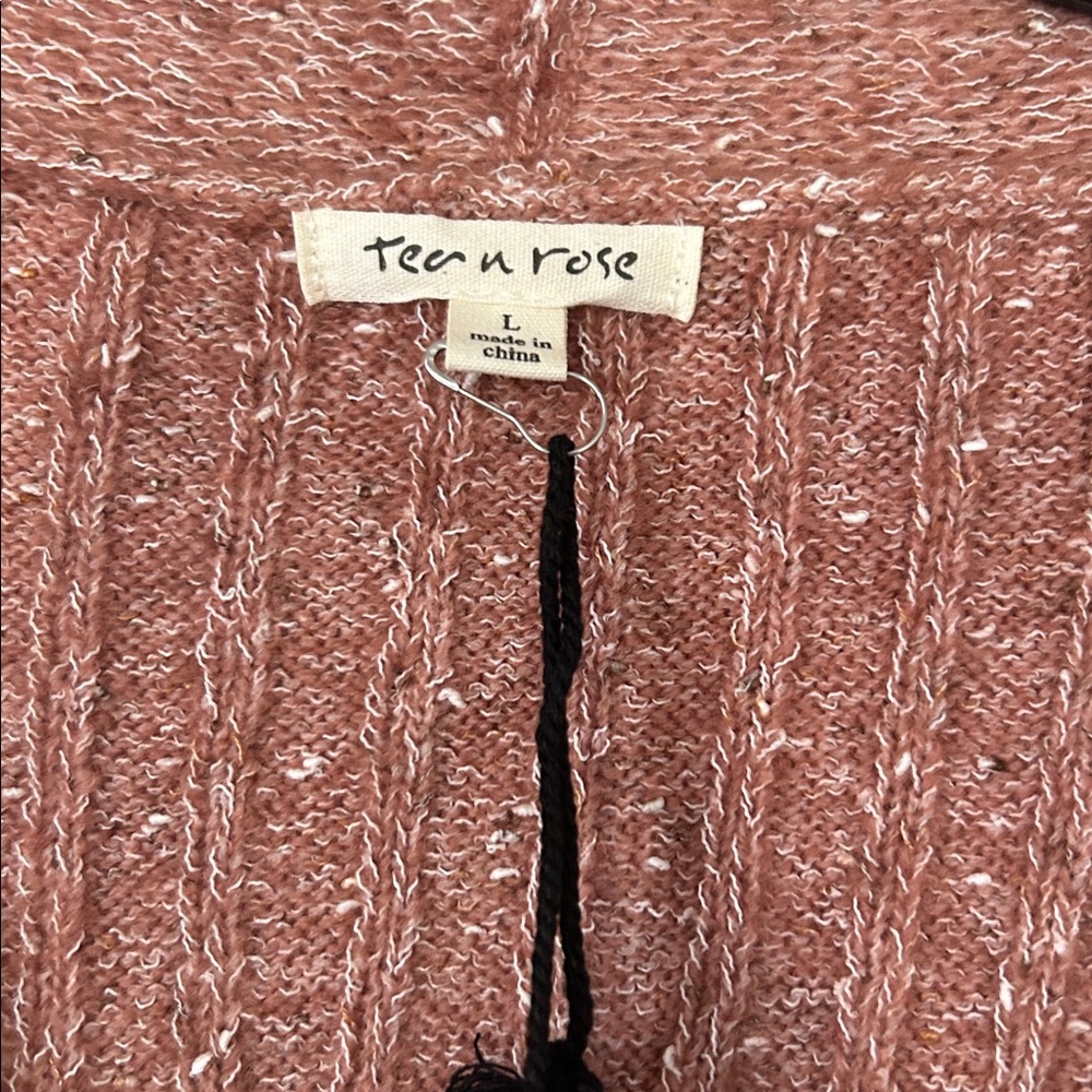 NWT Pink Ribbed Cardigan and Skirt Set - Picture 2 of 2